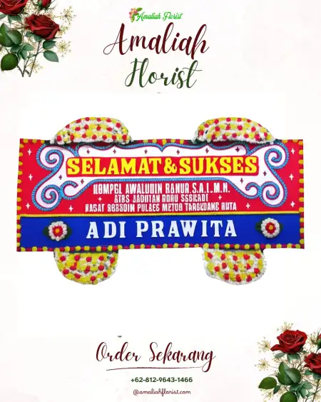Papan Bunga Ucapan Selamat Kutorembet
